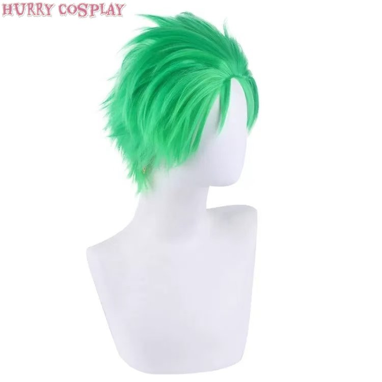 Anime Cosplay,One Piece,Wigs,One Piece Zoro Cosplay Costume - Wig